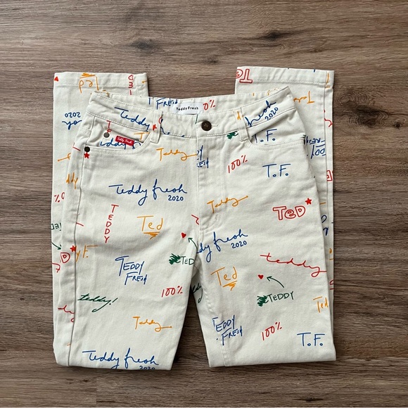 Teddy Fresh Logo Jeans Pants, Size 24 🐻 - Picture 2 of 4
